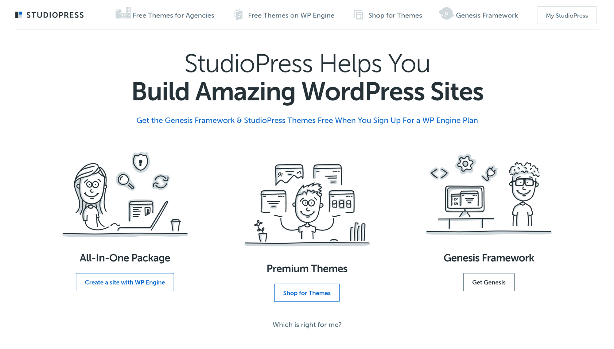 StudioPress WordPress Themes Website