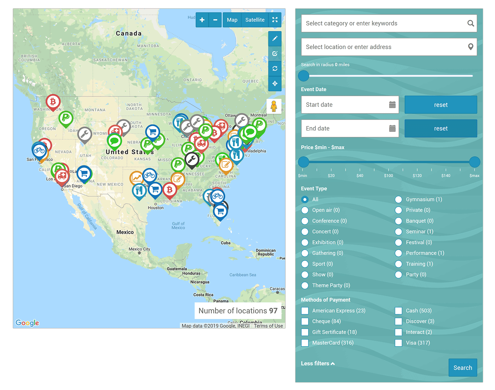 Event Map