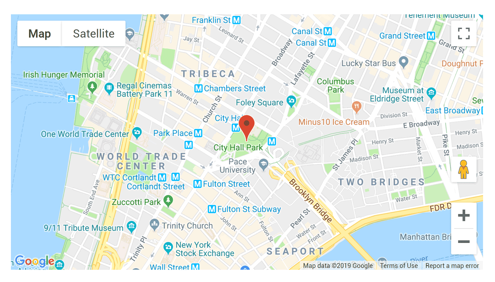 Beispiel für Simple Google Maps Shortcode