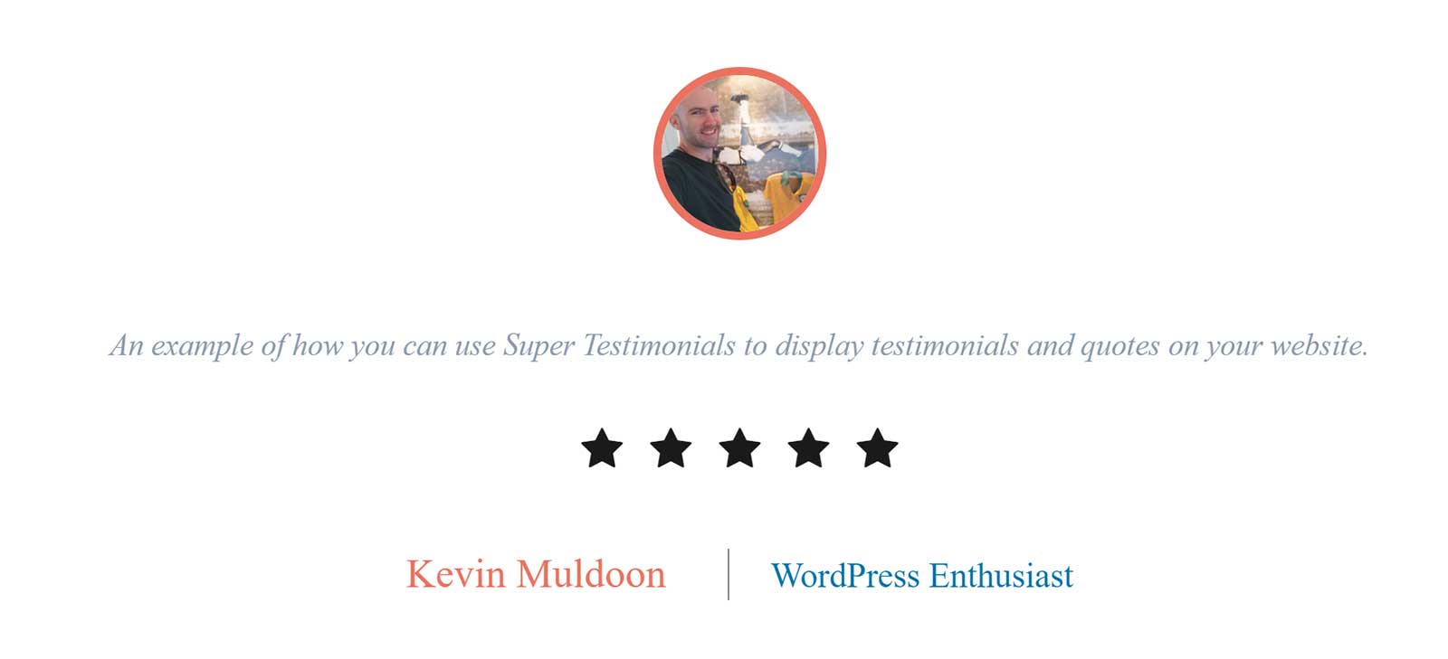 An Example of Super Testimonials