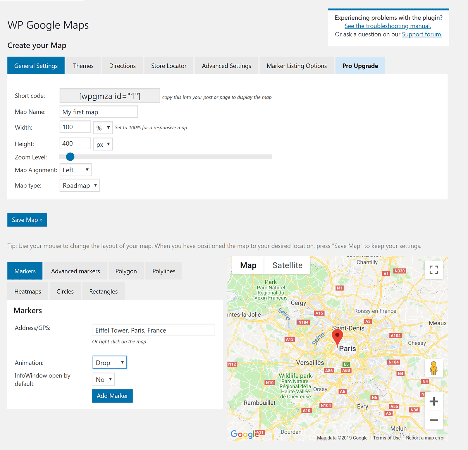 Erstellen Sie Ihre Karte