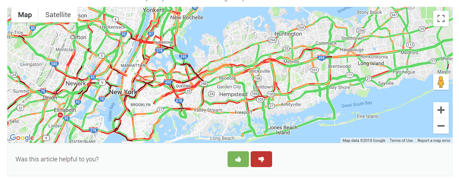 WP Google Maps Traffic Layer