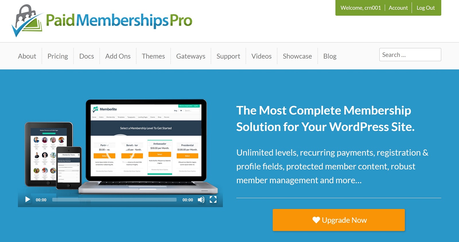 Paid Memberships Pro