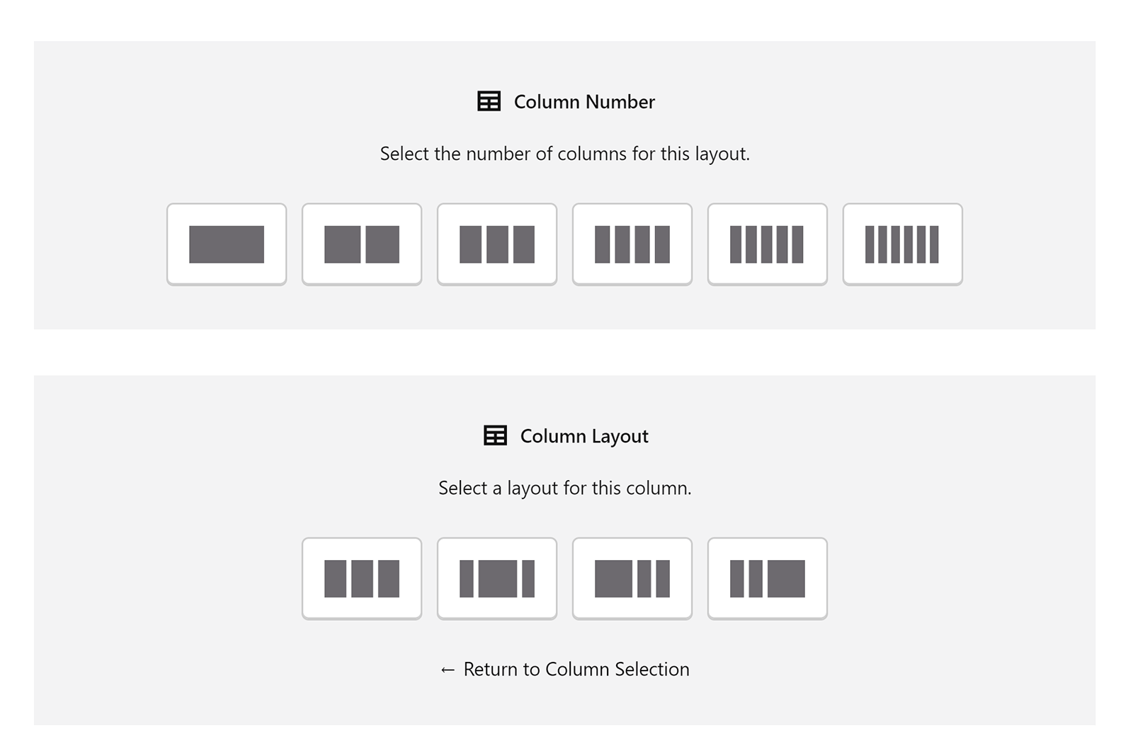 Atomic Blocks Columns