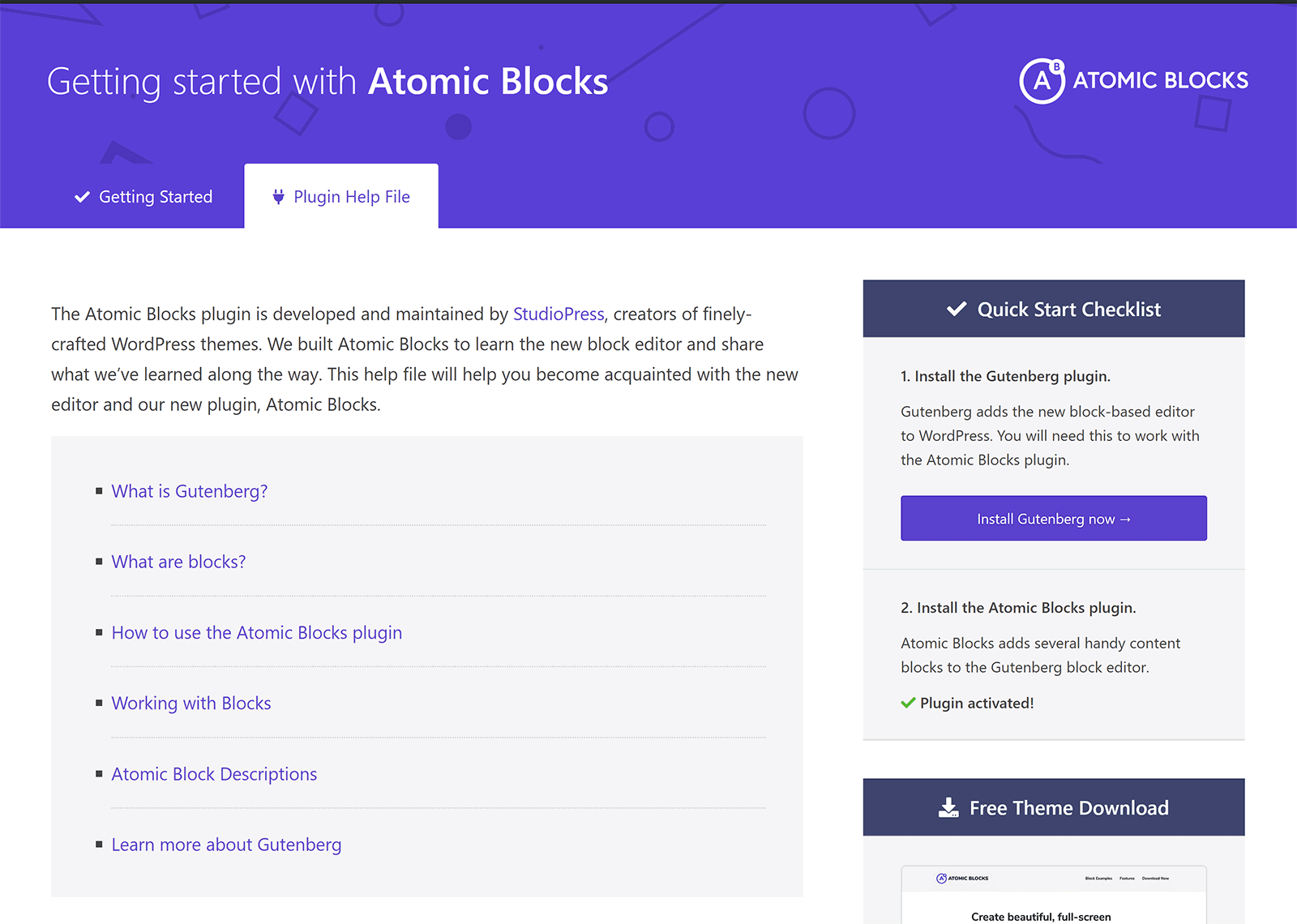 Getting Started with Atomic Blocks