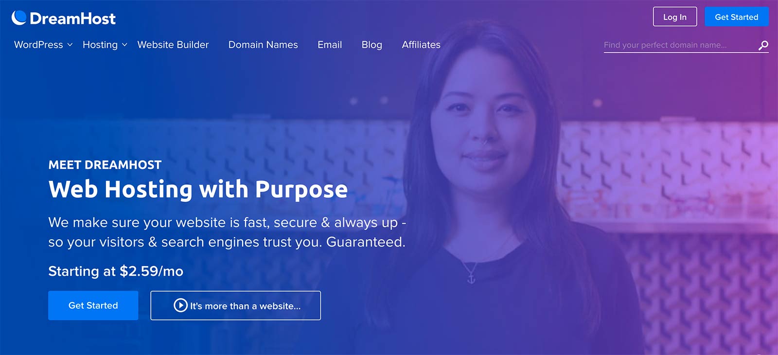 DreamHost Homepage