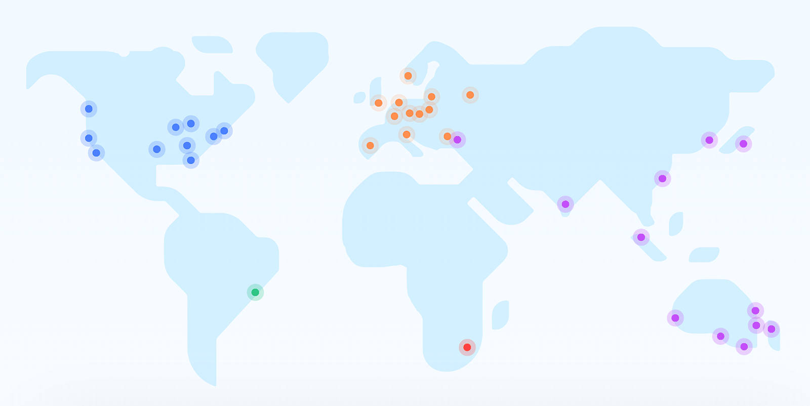 BunnyCDN Network Map