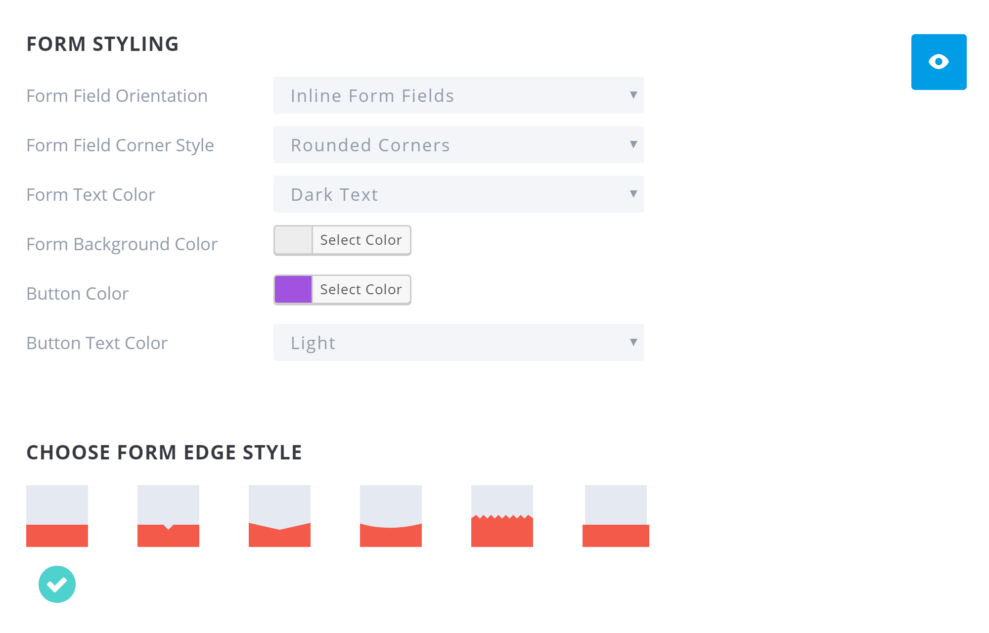 Form field. Form Style.