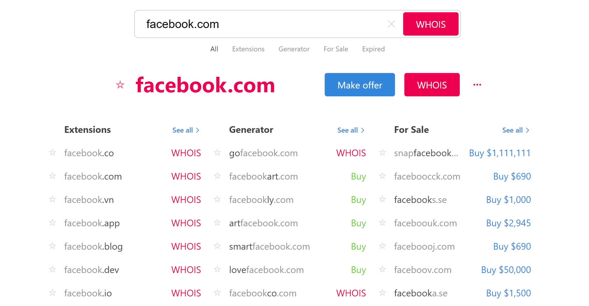 How to check domain availability