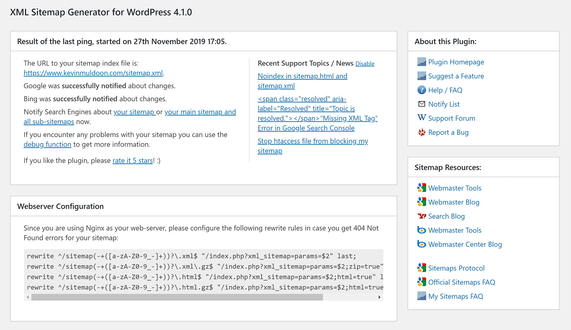 Webserver Configuration