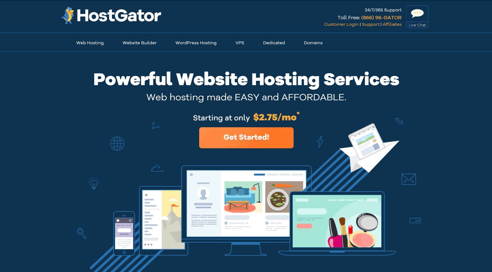 HostGator Shared Web Hosting