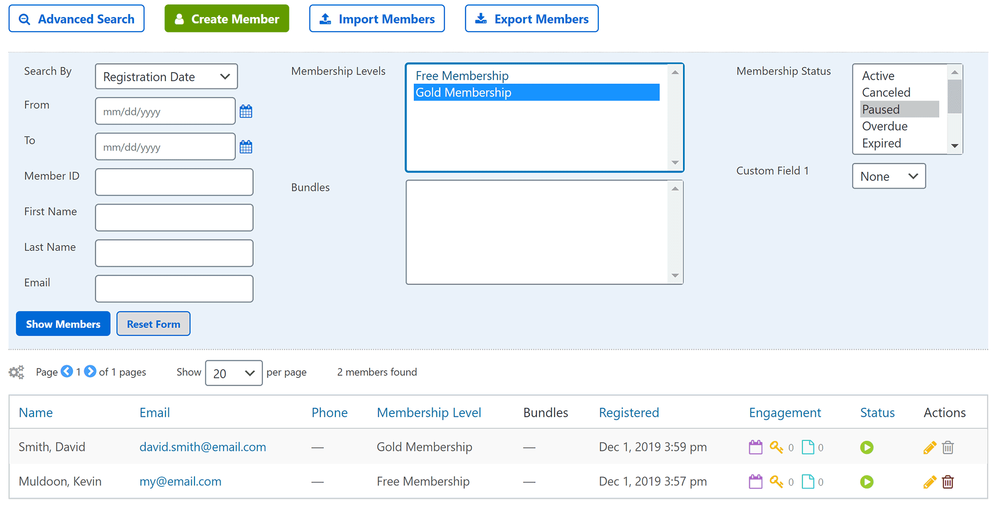 Managing Members