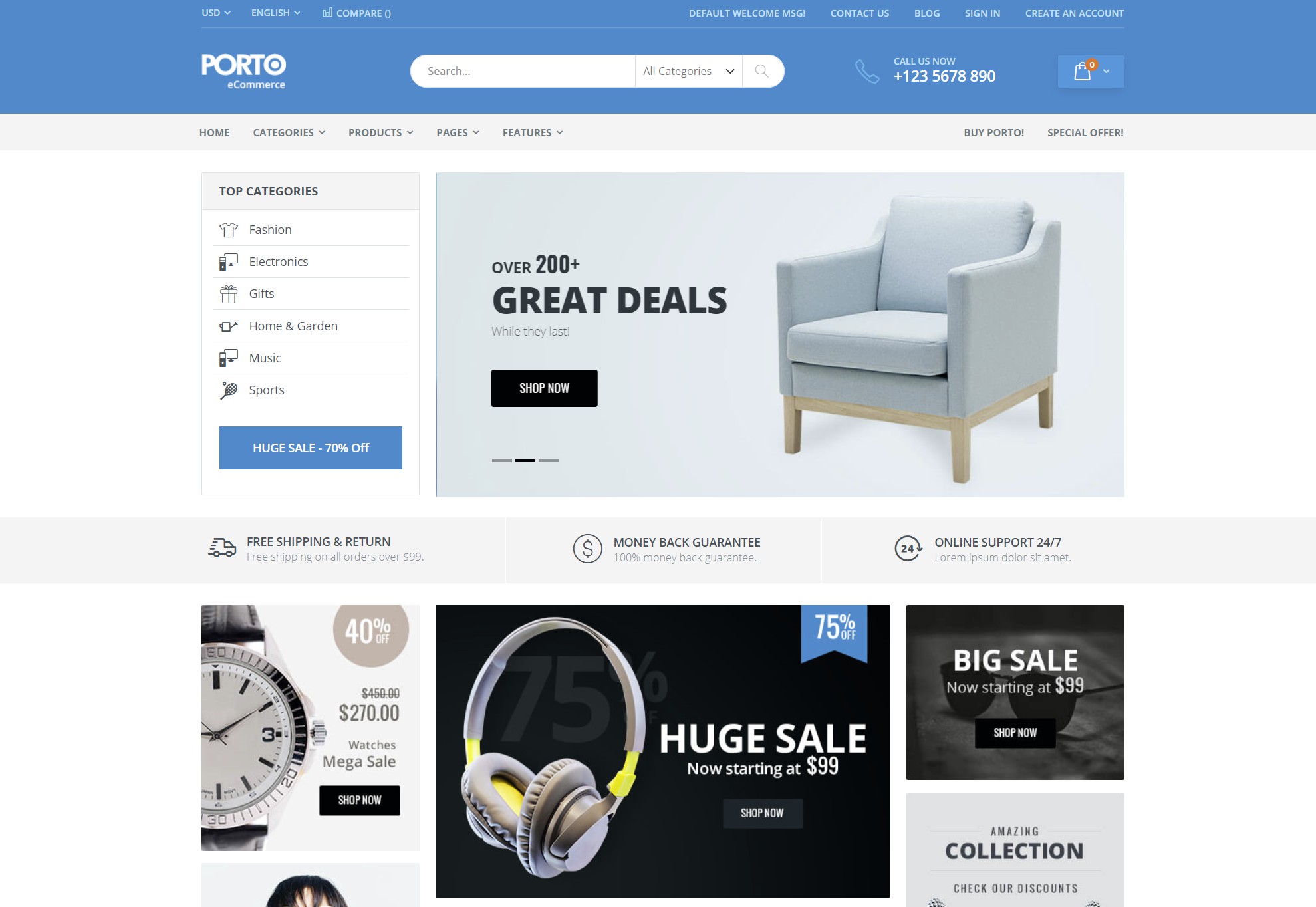 Porto Magento theme