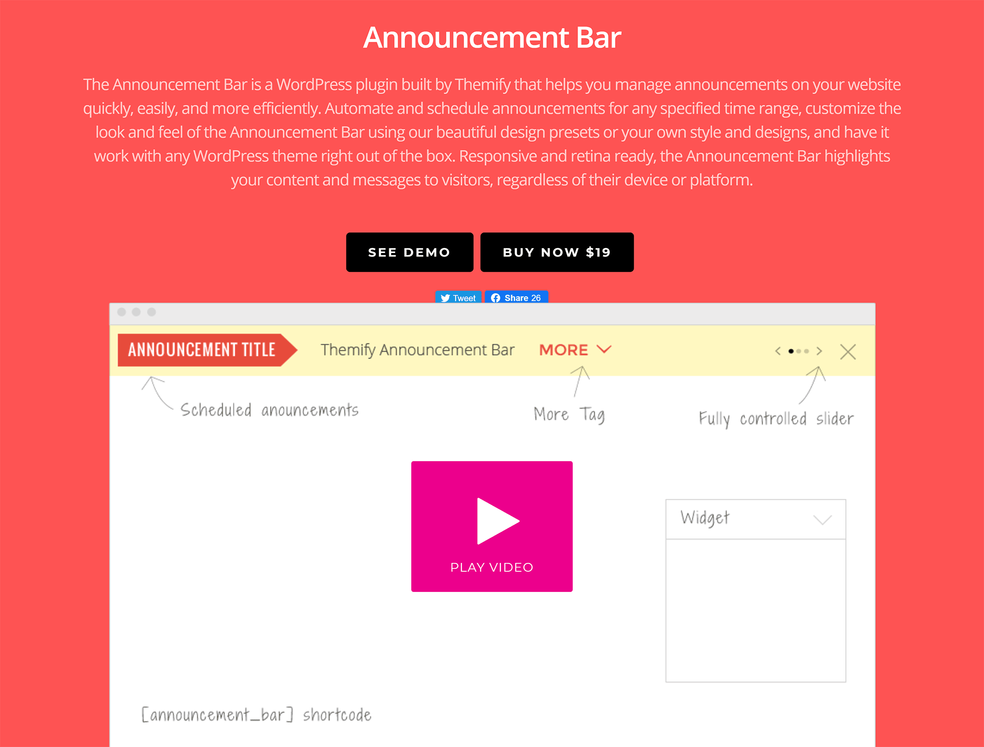 Announcement Bar