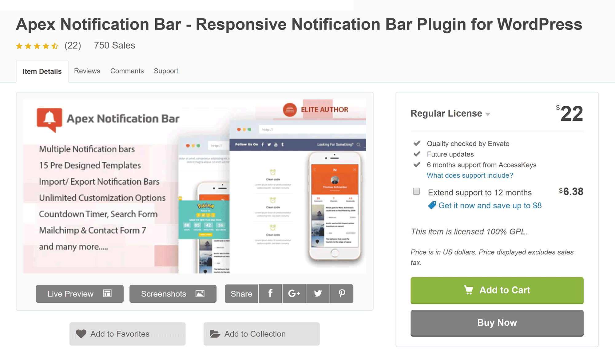Apex Notification Bar