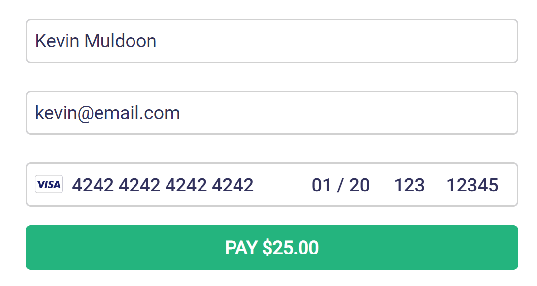 WP Simple Pay Embedded Form