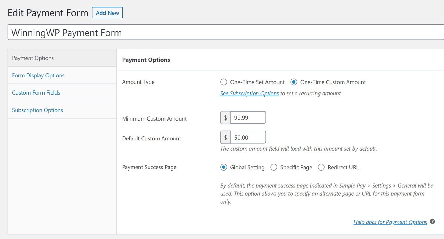 Simply paid. Stripe payment form. Как выглядит оплата wp simple pay.