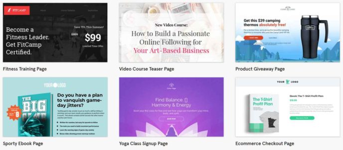 Leadpages Landing Page Templates