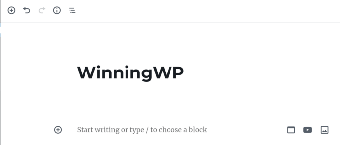 Start Writing on WordPress