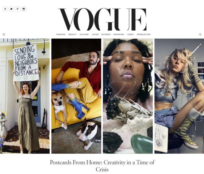 Vogue website