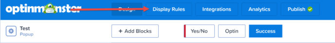 OptinMonster Display Rules