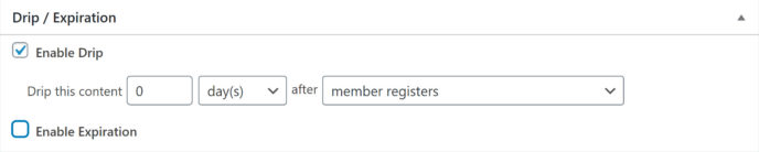 MemberPress review: content dripping