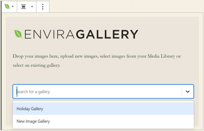 Select a Gallery