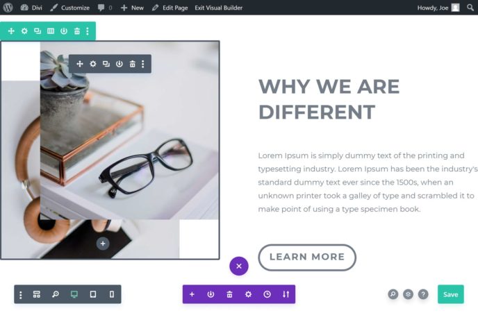 Divi Layout Example
