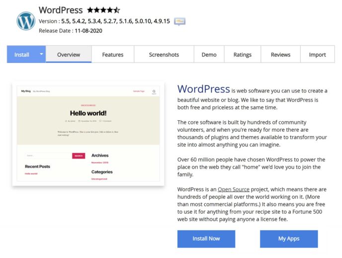 WordPress Installer