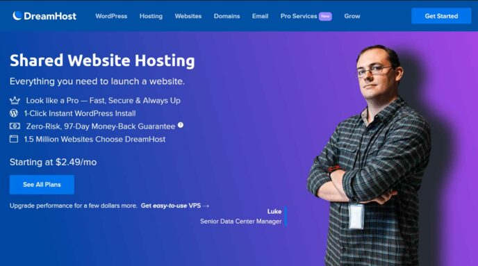 DreamHost Shared Hosting