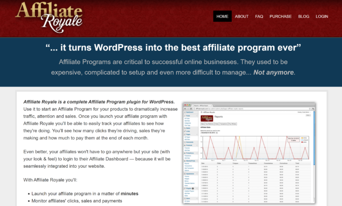 Top WordPress Affiliate Plugins: Affiliate Royale