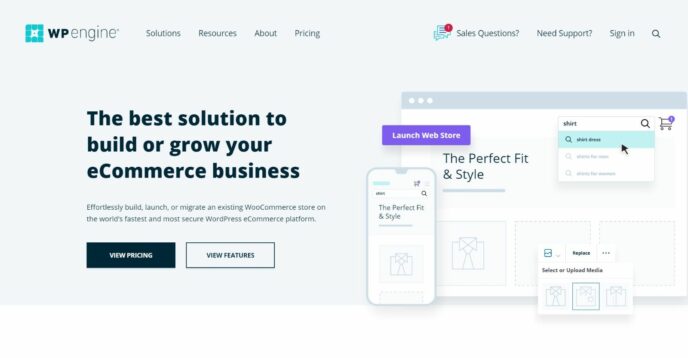 WP Engine's new WooCommerce hosting plans