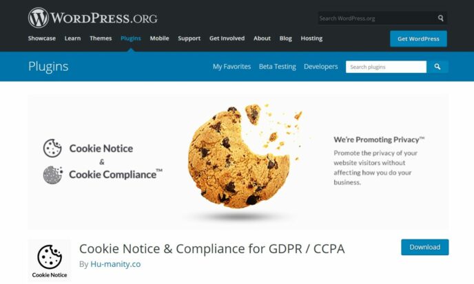 Cookie Notice and Compliance
