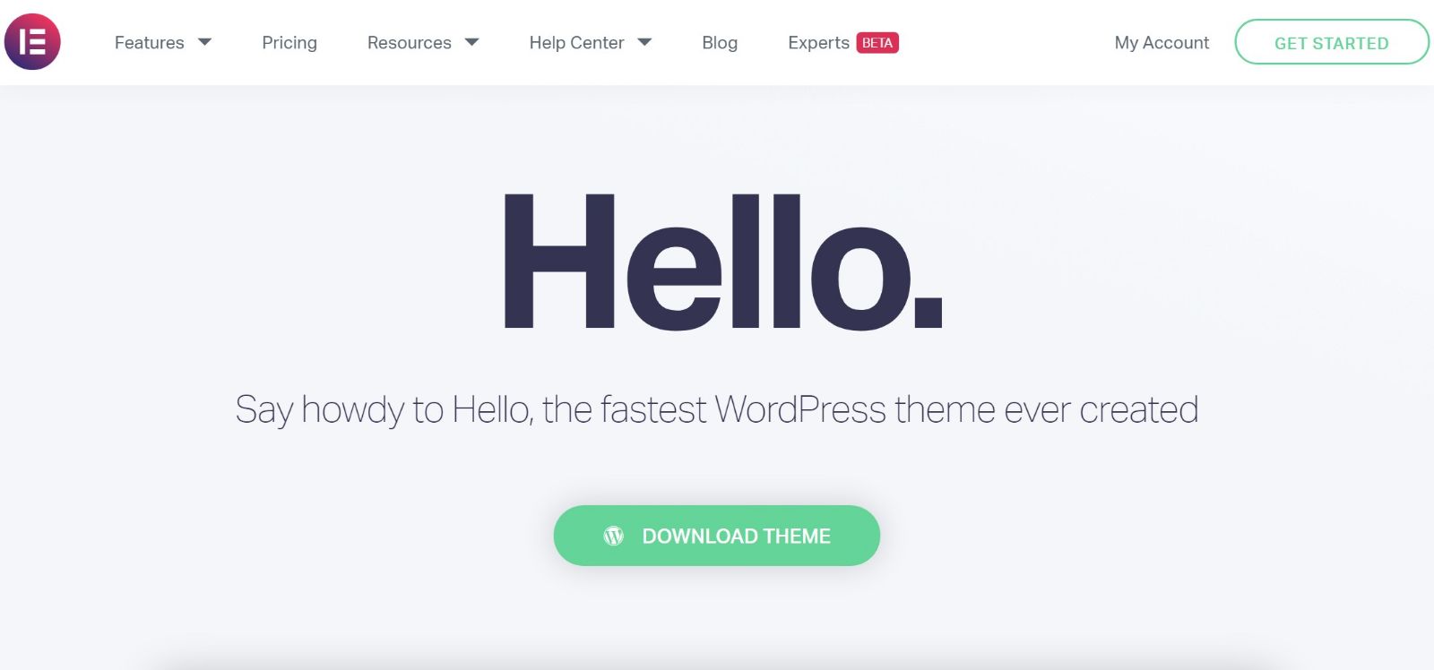 Hello это. Elementor hello Theme. Well hello website Reviews.