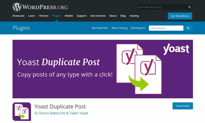 Yoast Duplicate Post