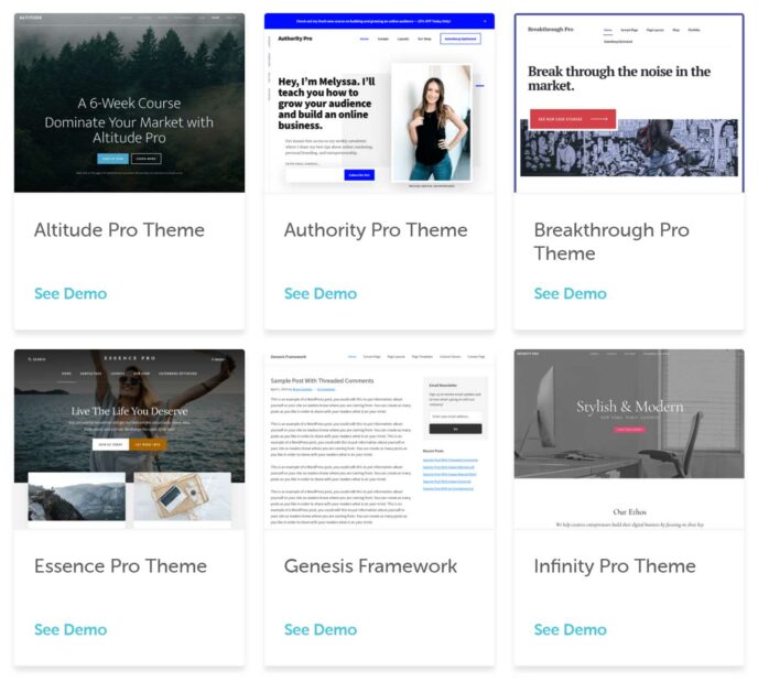 Flywheel StudioPress WordPress Themes