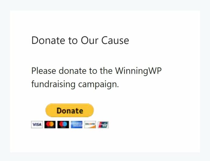 PayPal Donations Widget