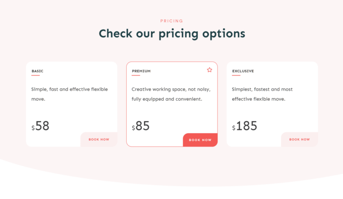 Thrive Theme Builder Pricing Table Element