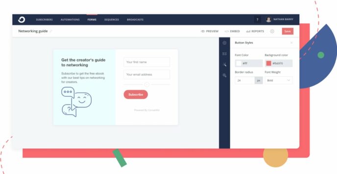 Creating a Sign Up Form in ConvertKit