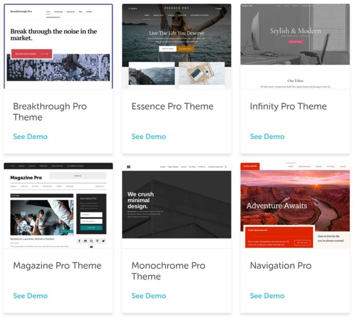 StudioPress WordPress Themes