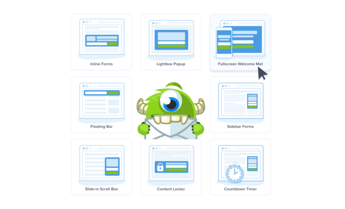OptinMonster Popup Types