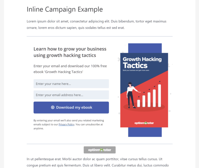 Inline Campaign Example