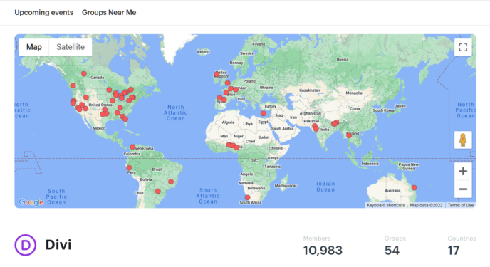 Divi meetups