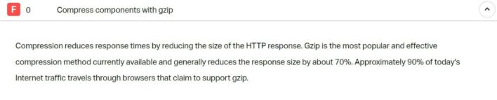 Compress components with gzip explanation