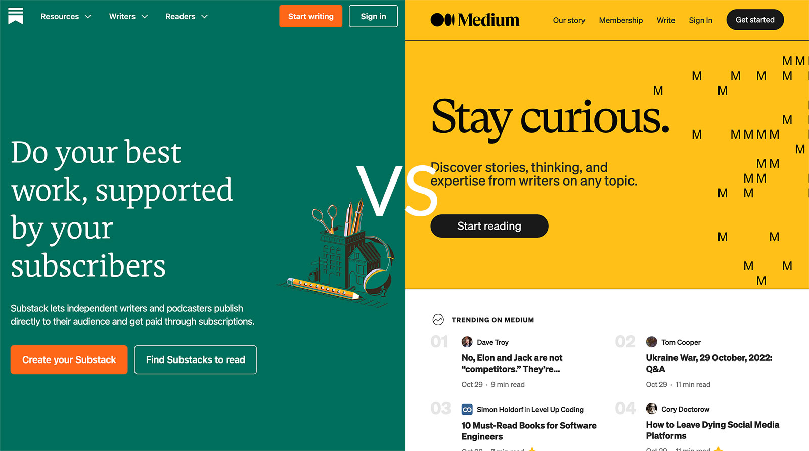 Substack Or Medium Which Is Better For Writers 2024 