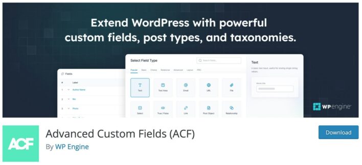 Advanced Custom Fields ACF